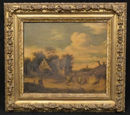 17世纪或18世纪画派。风格仿效扬·维南茨（Jan WYNANTS，1632-1684）。
生动的风
