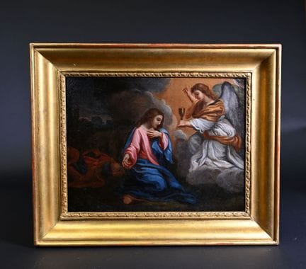 17 世纪法国画派，查尔斯-勒布伦（Charles LE BRUN）的工作室。
橄榄山上的基督》。
