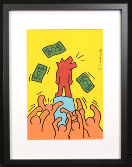 Keith HARING (1958-1990). 
Sans titre. 
Dessin à l