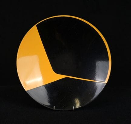 IB GEERTSEN (1919-2009). Coupe en métal émaillé no