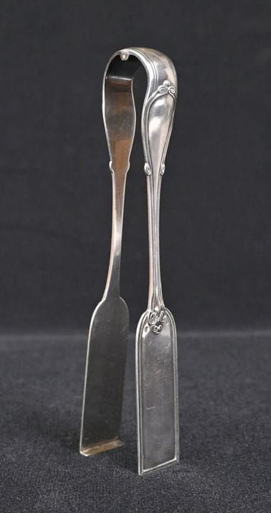 Pince à asperges en argent 925/1000e. Orfèvre 0 su