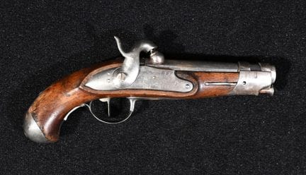 Gendarmerie pistol, model An 9 (formerly flintlock
