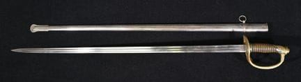 Model 1854 cavalry officer's saber, privately made