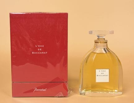 Baccarat - «L'Eau de Baccarat» - (años 90). 
Se pr