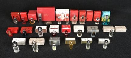 Cartier - (años 1990-2010)
Surtido de 28 frascos d