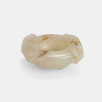 A Chinese jade water pot, Qing dynasty (1644-1911)