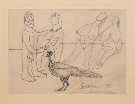 Francis Newton Souza (indien, 1924-2002) Sans titr