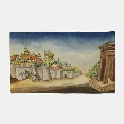 Série illustrée tirée du « Ramayana », vers les an