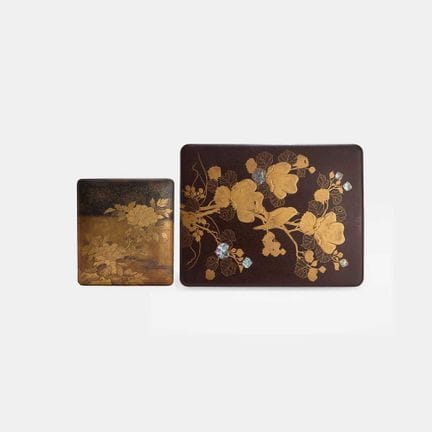 Two Japanese gilt-lacquered boxes and covers, Meij