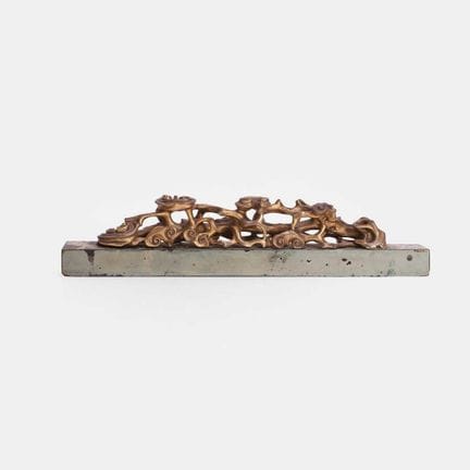 A Chinese scroll weight, 19th-20th century, the to