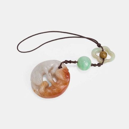 A Chinese jade pendant, Qing dynasty (1644-1911), 