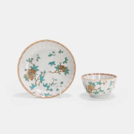 Tasse à thé et soucoupe chinoises de style « famil