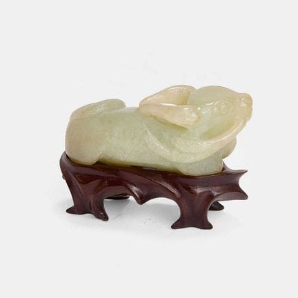 A Chinese jade carving, Qing dynasty (1644-1911), 