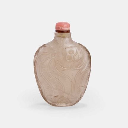 Une tabatière chinoise en cristal de roche, de la 