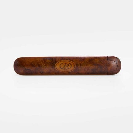 Un coffret à stylos (qalamdan) en bois marqueté de