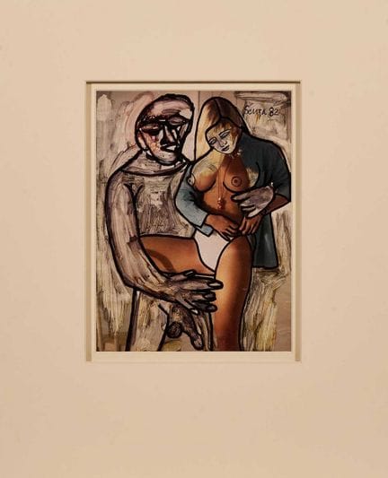 Francis Newton Souza (indien, 1924-2002) Sans titr