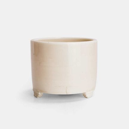 A Chinese blanc de Chine incense burner, mid-Qing 
