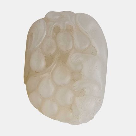 Pendentif chinois en jade, dynastie Qing (1644-191