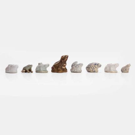 A collection of eight Southeast Asian water droppe