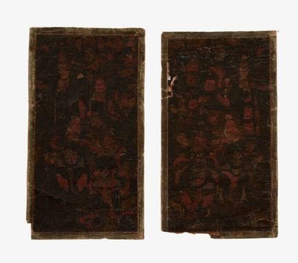 Two Chinese paintings of Daoist immortals, 19th-20