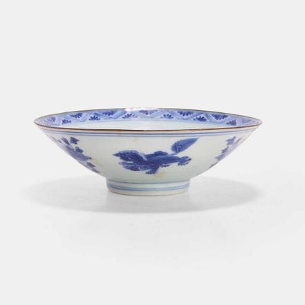 A Chinese blue and white bowl, Kangxi (1662-1722),