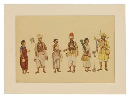 An Indian Company School-style painting of religio