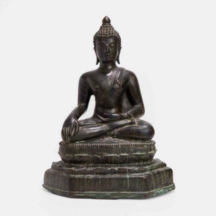 A Thai bronze Buddha, 19th-20th century, Northern 