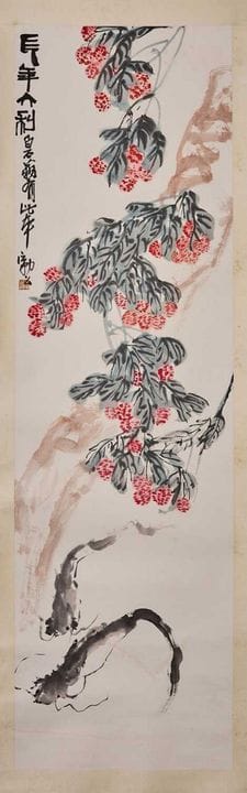 A Chinese gouache painting, 20th century, after Li