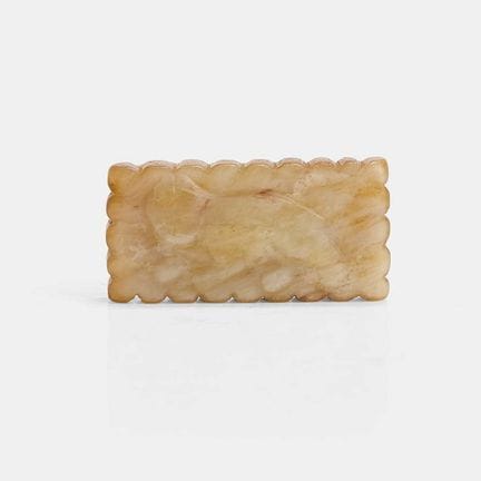 A Chinese jade belt plaque, Ming dynasty (1368-164
