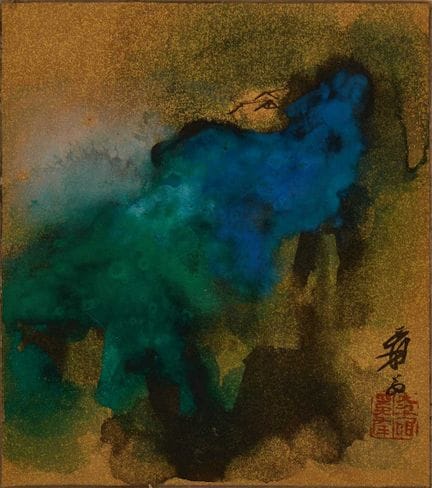 Peinture chinoise à la gouache, XXe siècle, d'aprè