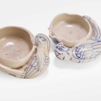 A pair of Vietnamese Hoi An Hoard blue and white c