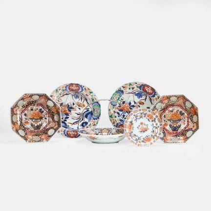 A collection of Japanese Imari plates, 19th-20th c