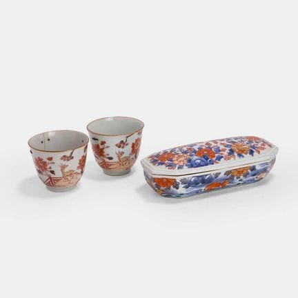 A group of Chinese Imari porcelain, 18th century, 