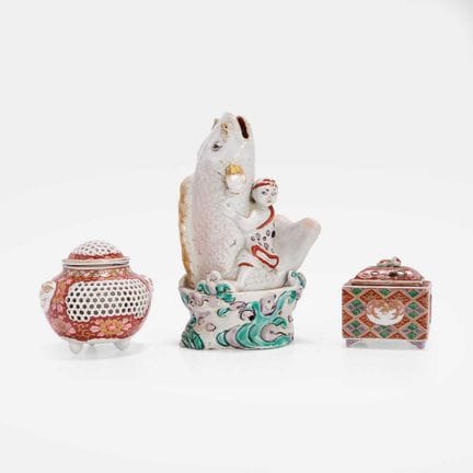A Japanese Imari figure, Edo period, 18th century,