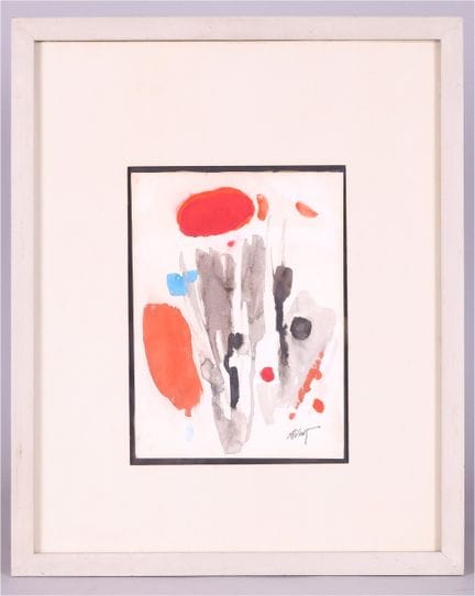 Armand SYLVESTRE.
Abstraction. Watercolor, 27.5 x 
