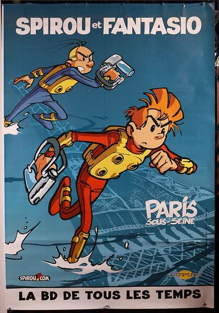 [PLAKAT]. [SPIROU &amp; FANTASIO].
Der Comic aller