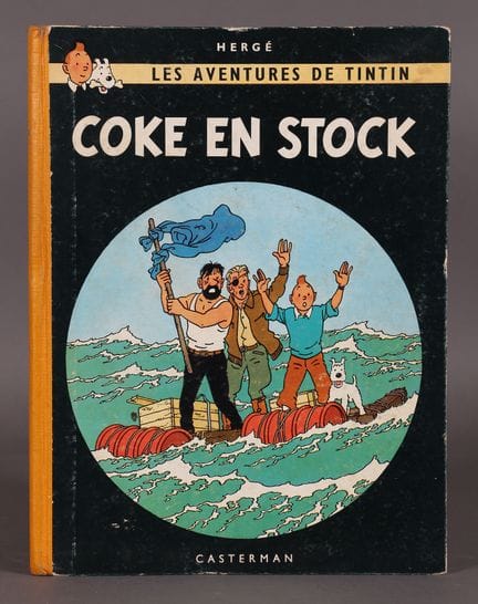[TINTIN]. HERGÉ.
„Coke“ auf Lager. Casterman, 1958