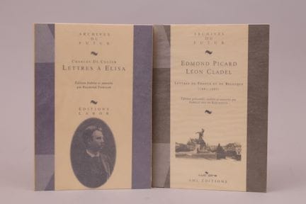 DE COSTER (Charles).
Briefe an Elisa. 2 Bände. Brü