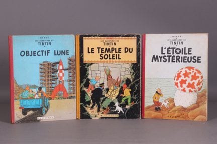 [TINTIN]. HERGÉ.
Der geheimnisvolle Stern. 3-bändi