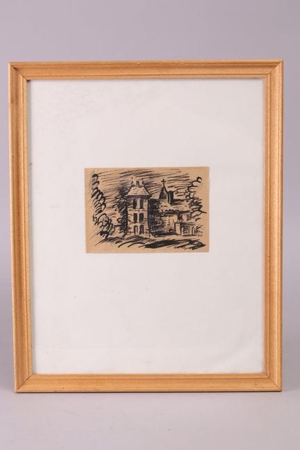 Frans MASEREEL.
Schizzo. Schizzo a inchiostro su c