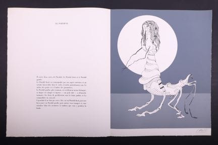 Félix LAPISSE.
Il Parsifal. Litografia, 56 x 45. F