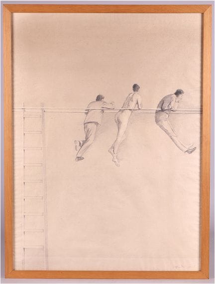 Gottfried WIEGAND.
Senza titolo. Disegno a matita,