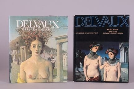 [Paul DELVAUX].
Set aus zwei Büchern über Paul Del
