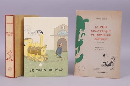 [DUBOUT].
Set aus zwei von Dubout illustrierten We