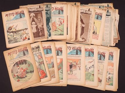 PETITS BELGES.
Set mit 73 Ausgaben der Zeitschrift