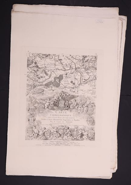 FERRARIS (Joseph de).
Mapa corográfico de los País