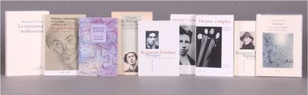FONDANE (Benjamin).
Set mit neun Werken von Benjam
