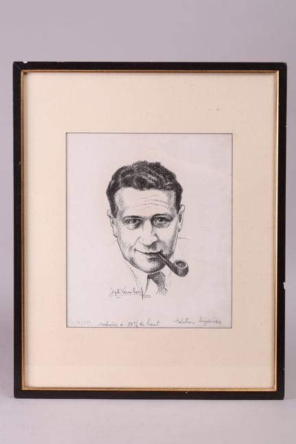 [SIMENON (Georges)]. Jeph LAMBERT.
Ritratto di Geo