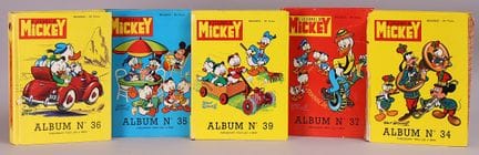 [MICKEY].
Mickys Zeitung. 5 Alben. Alben 34 (1965)