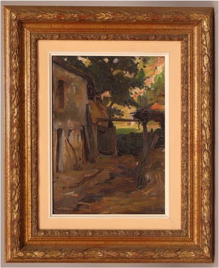 José WOLFF.
Dawn. Oil on canvas, 31.5 x 23. Signed